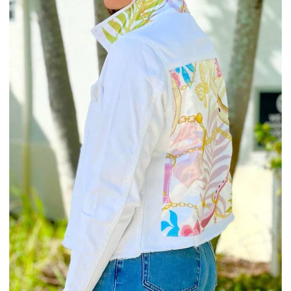 NEW STACY BRADLEY cool summer nights jacket in pink